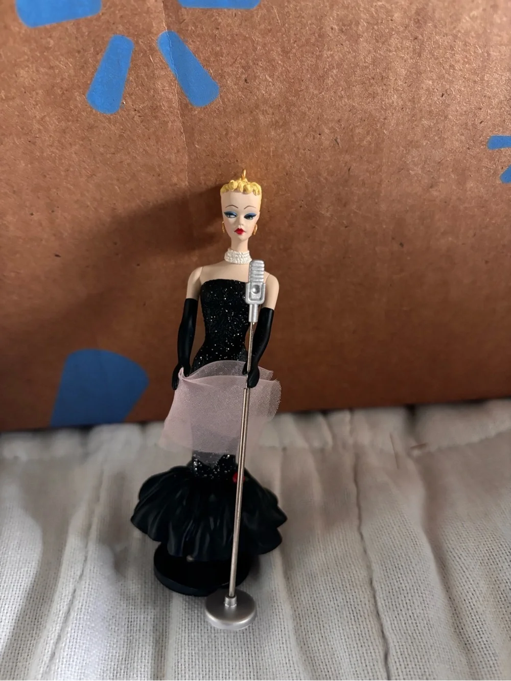1995 Solo In The Spotlight Barbie Hallmark Ornament. In original box.